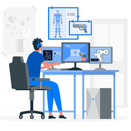 Icaleb from BinaryAbyssinia Working on Game Development