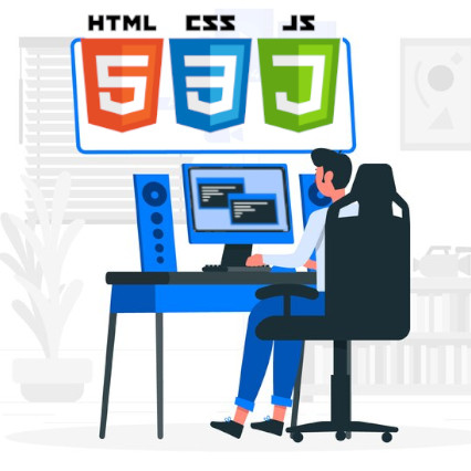 Icaleb from BinaryAbyssinia Working on Web Development
